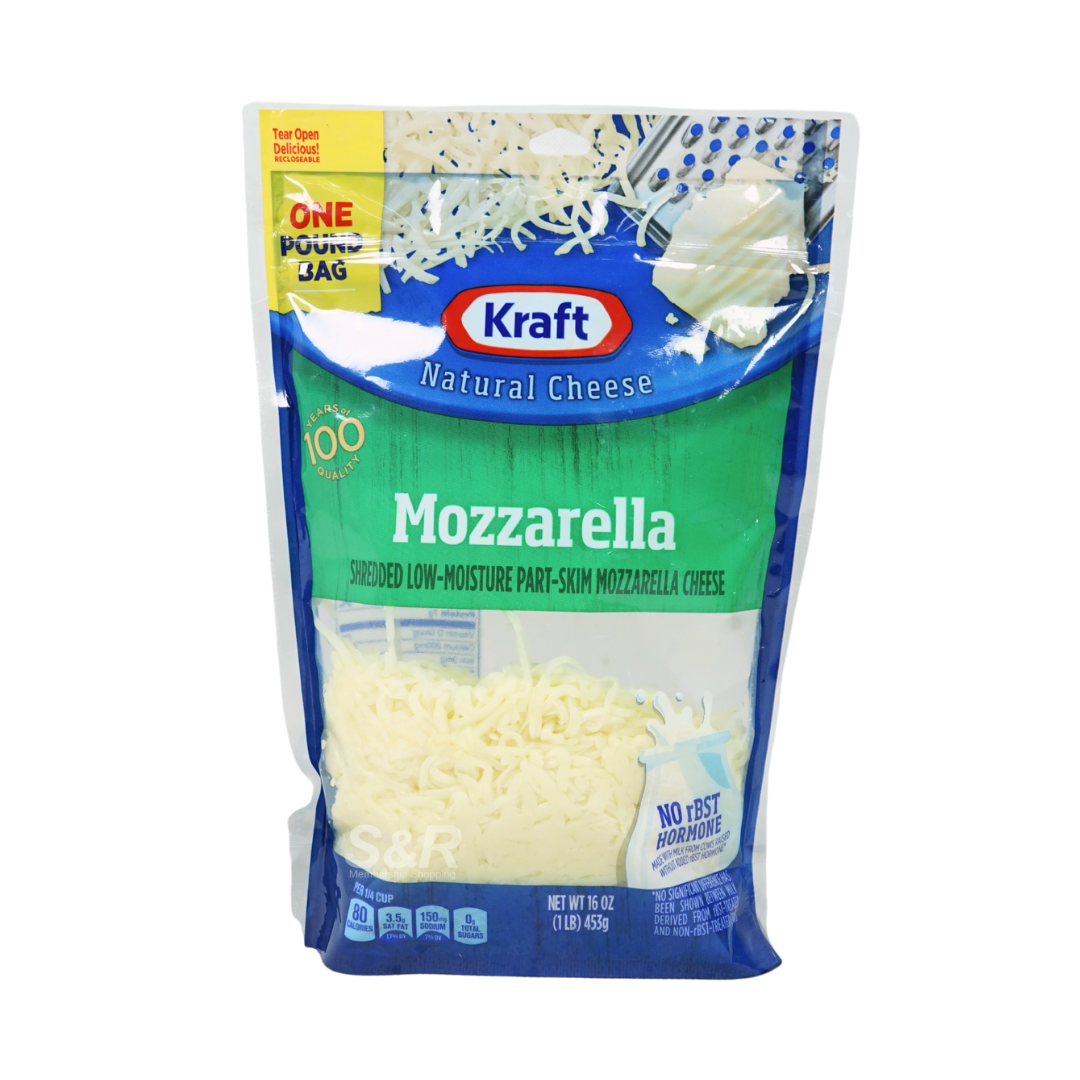 Kraft Mozzarella Cheese Shredded 453g
